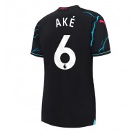 Camisa de time de futebol Manchester City Nathan Ake #6 Replicas 3º Equipamento Feminina 2023-24 Manga Curta